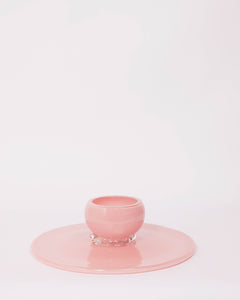 2-in-1 Cake Stand & Party Platter in Baby Pink