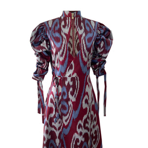 Wine Candela Dress