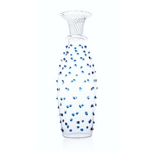 Issy Granger Blue Spotty Glass Carafe, Glass Jug  Edit alt text