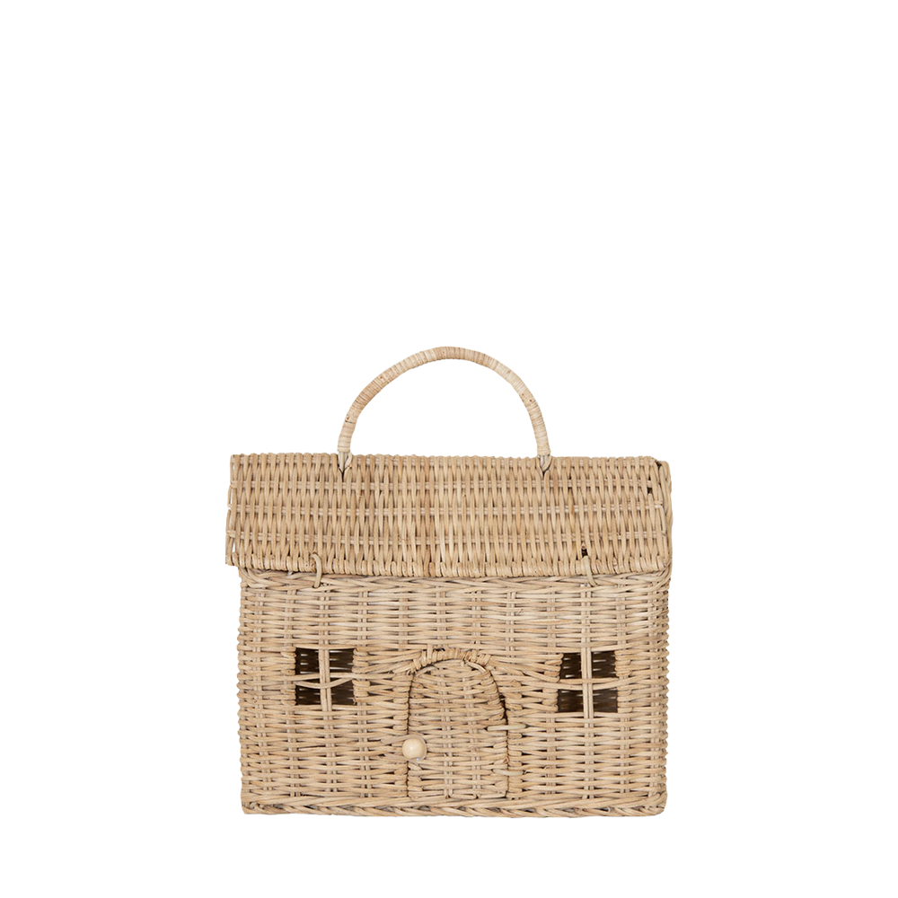 Rattan Casa Clutch