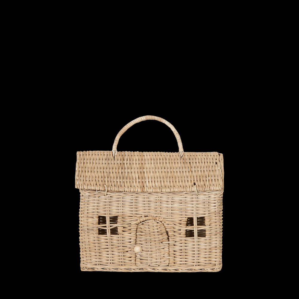 Rattan Casa Clutch