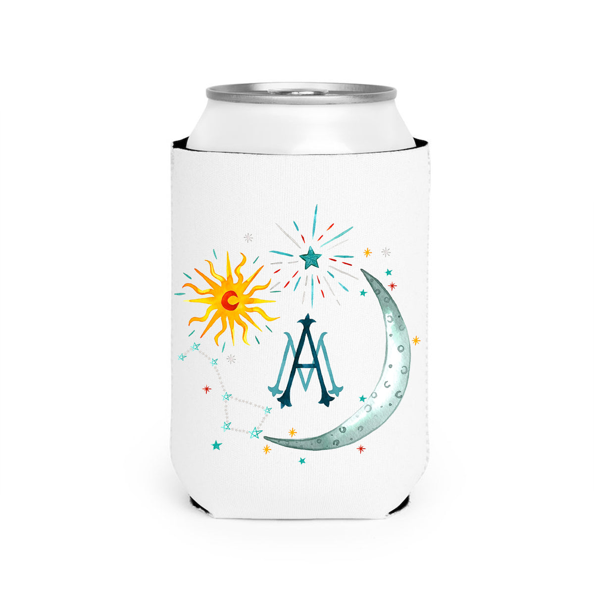 Personalized Crest Koozie