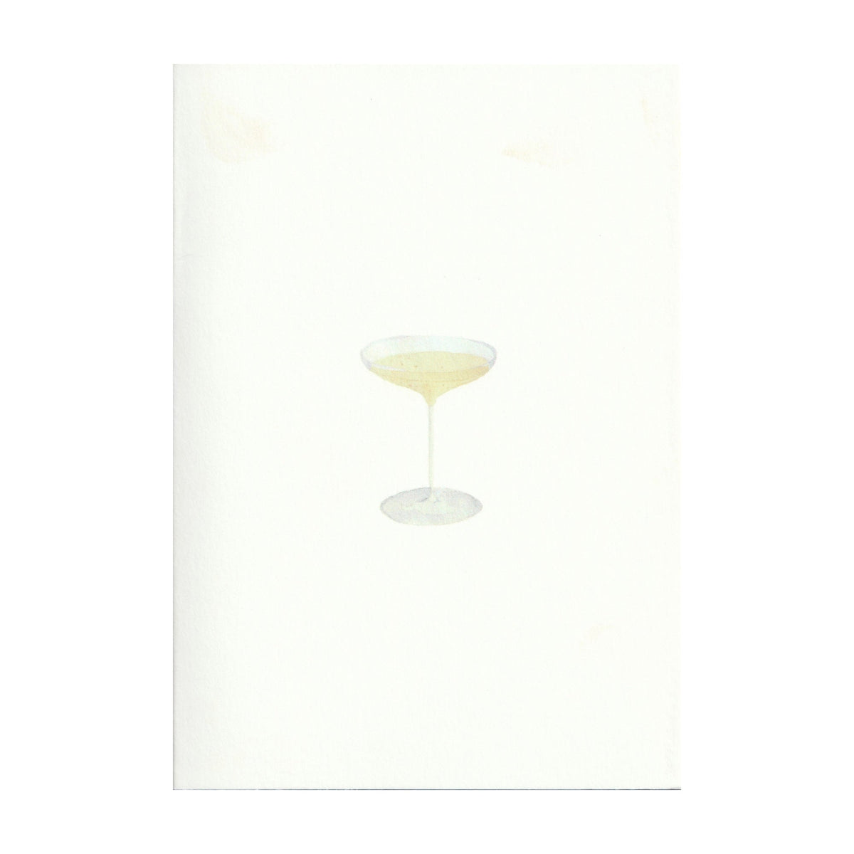 Champagne Coupe Cards, Set of 5