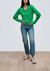 The Chelsea Cardigan in Green