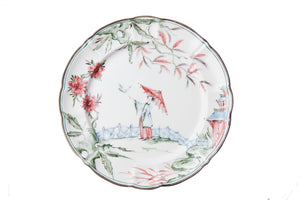 Chinoiserie Dinner Plates, Set of 12