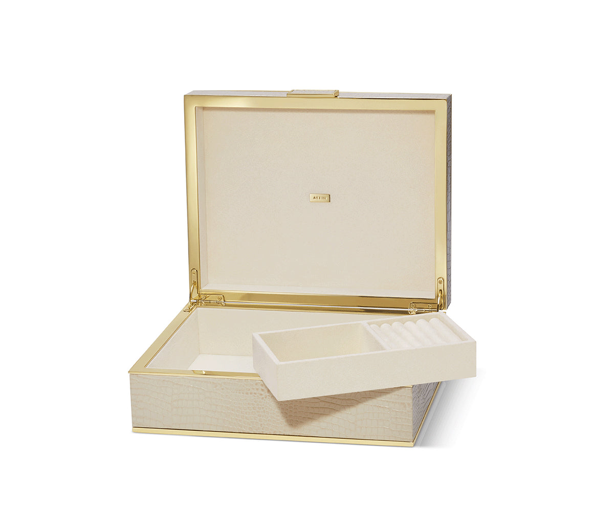 Aerin Classic Croc Jewelry Box on Over The Moon