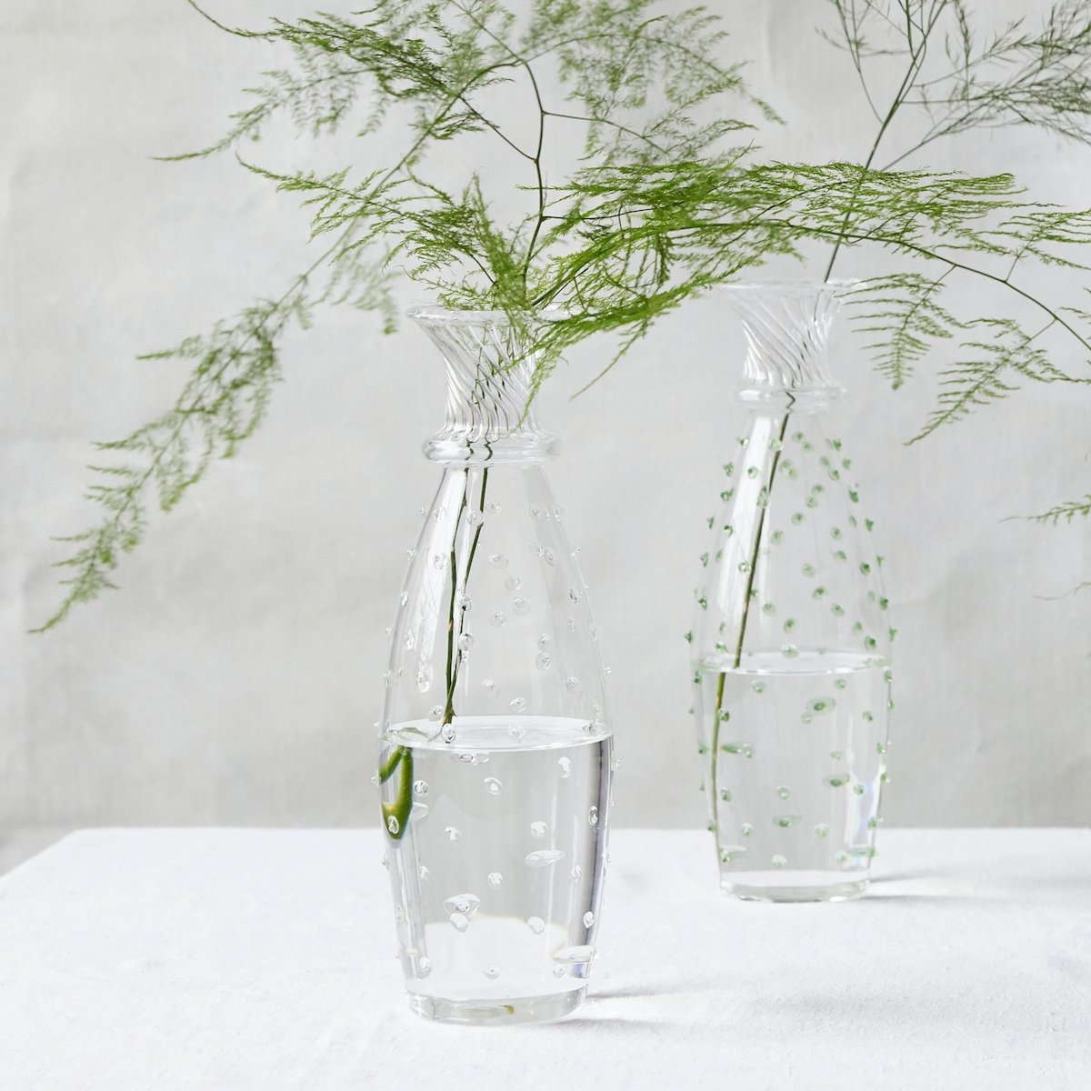 Issy Granger Spotty Glass Carafe, Water Jug  Edit alt text