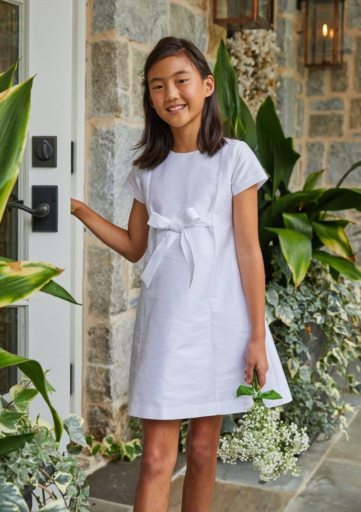 Cora Dress in Special Occasion White