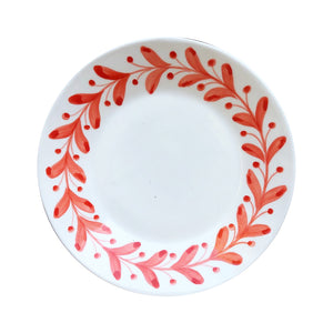 Anna Coral Dessert Plate