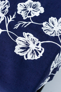 Cosmo Rectangular Tablecloth in Navy