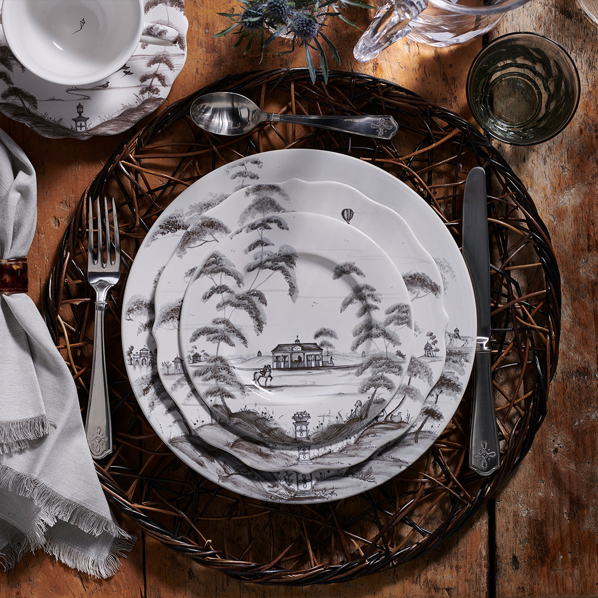 Country Estate Flint Dessert/Salad Plate Conservatory