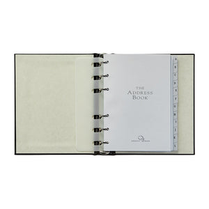 Desk Address Book in Bonded Leather