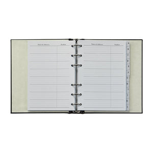 Desk Address Book in Bonded Leather