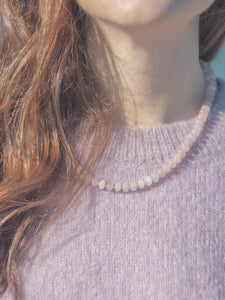 Dani Necklace in Pale Pink