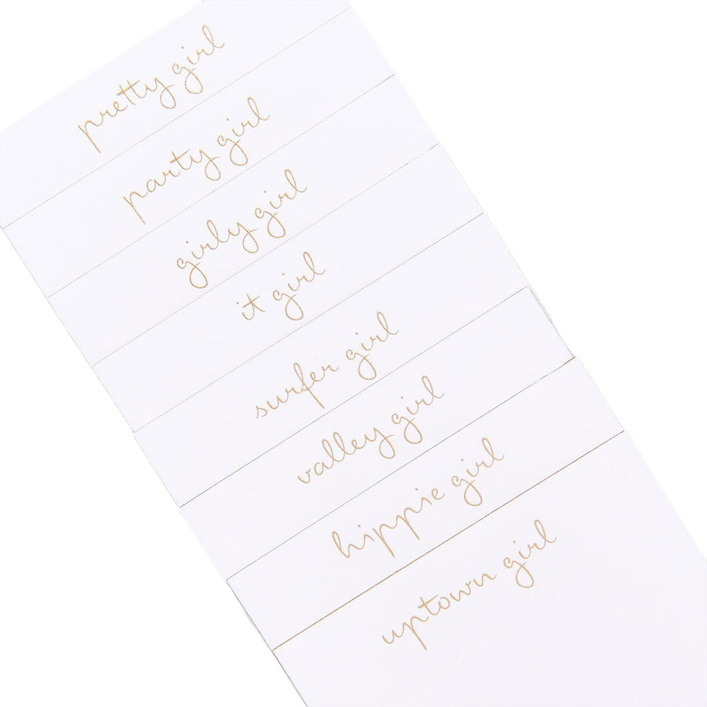 Girls Night Place Cards, Set of 24