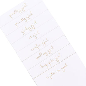 Girls Night Place Cards, Set of 24
