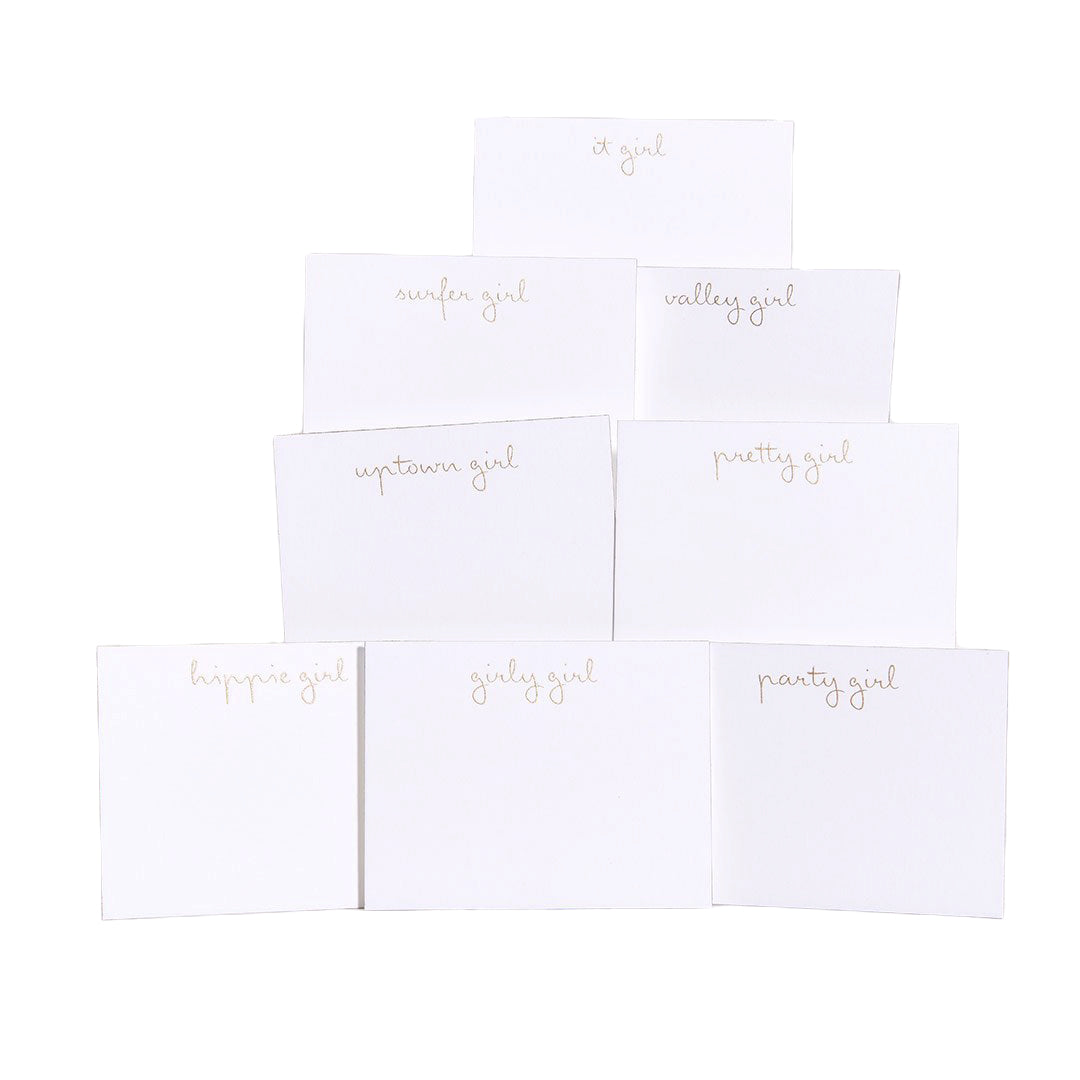 Girls Night Place Cards, Set of 24