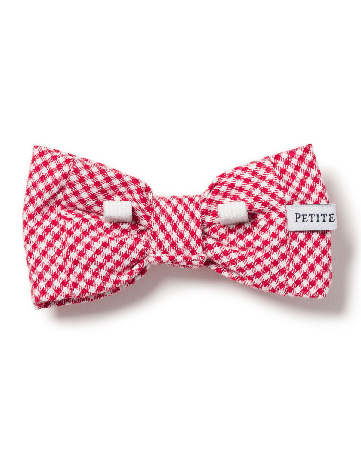 Red Mini Gingham Dog Bow Tie