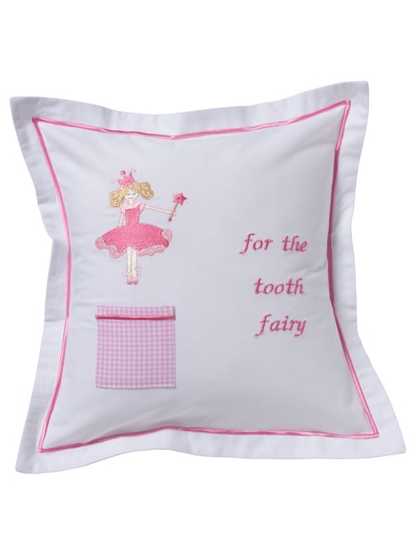 Tooth Fairy Pillow Cover with Insert