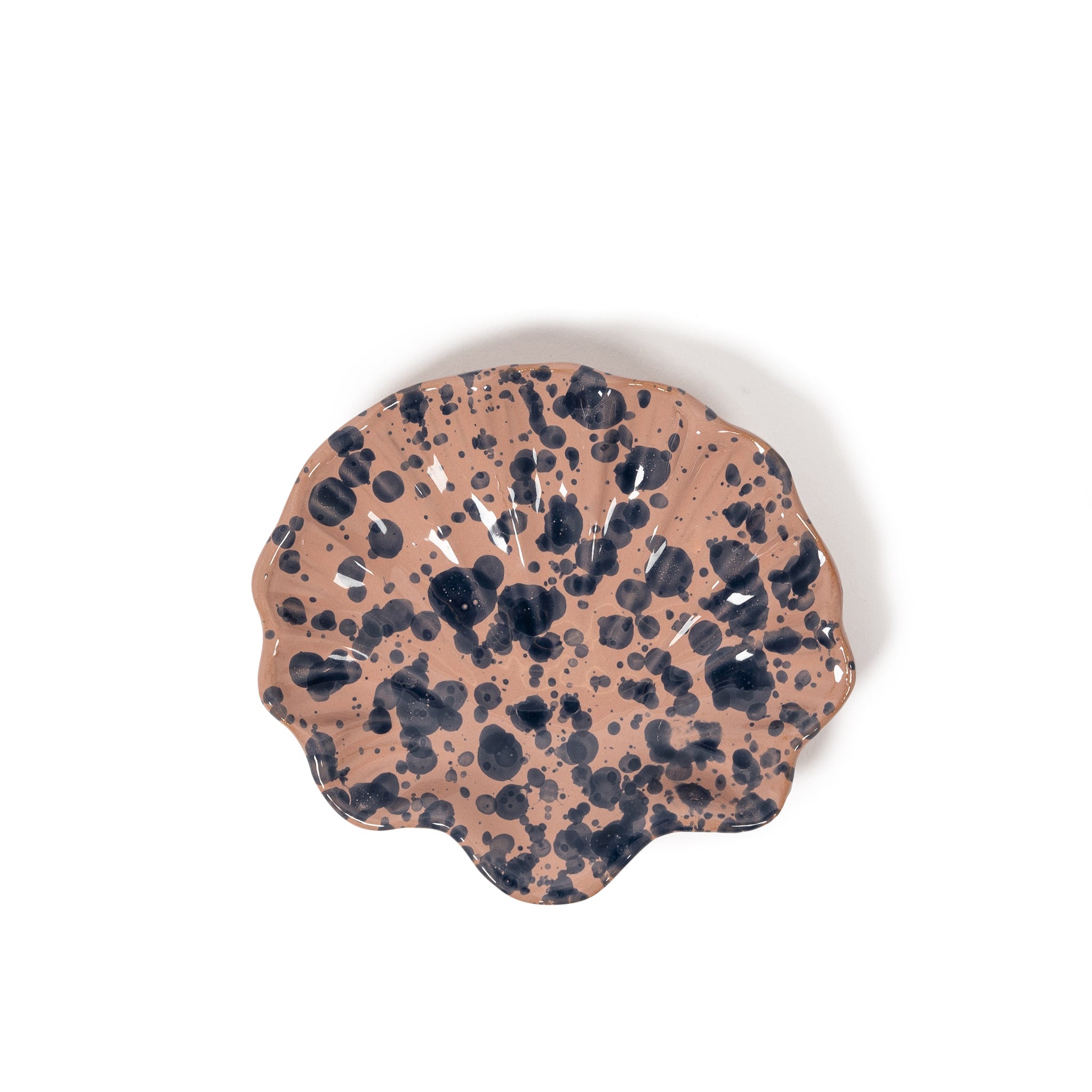 Splatter Coquillage Dish in Pink & Blue