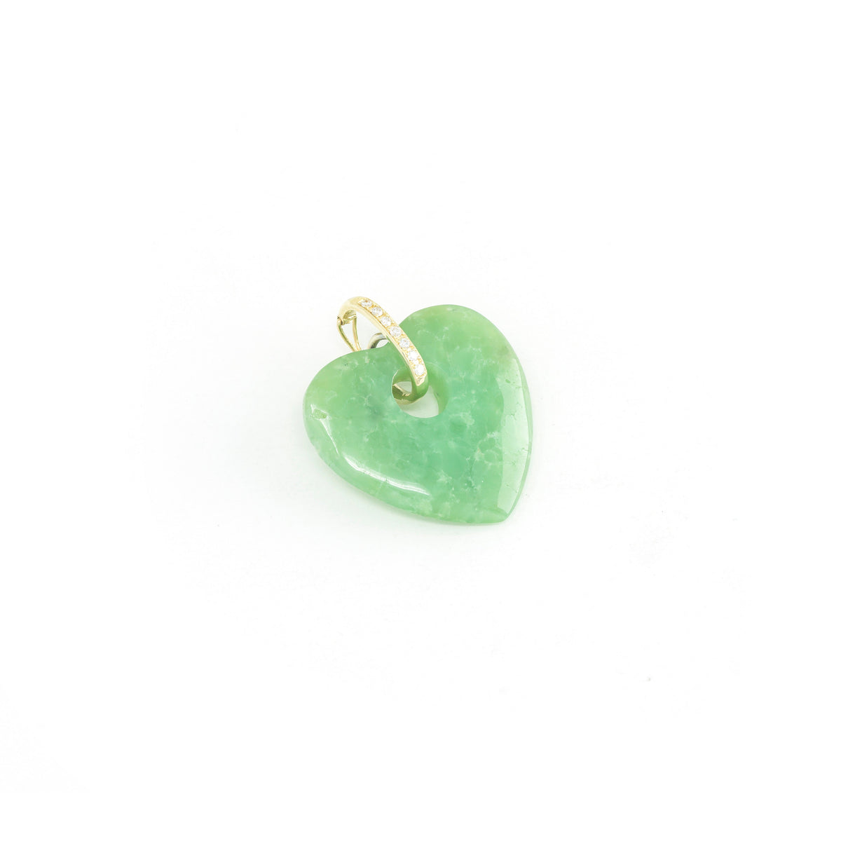 Stone Heart Charm