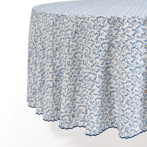 Round Little Flower Tablecloth