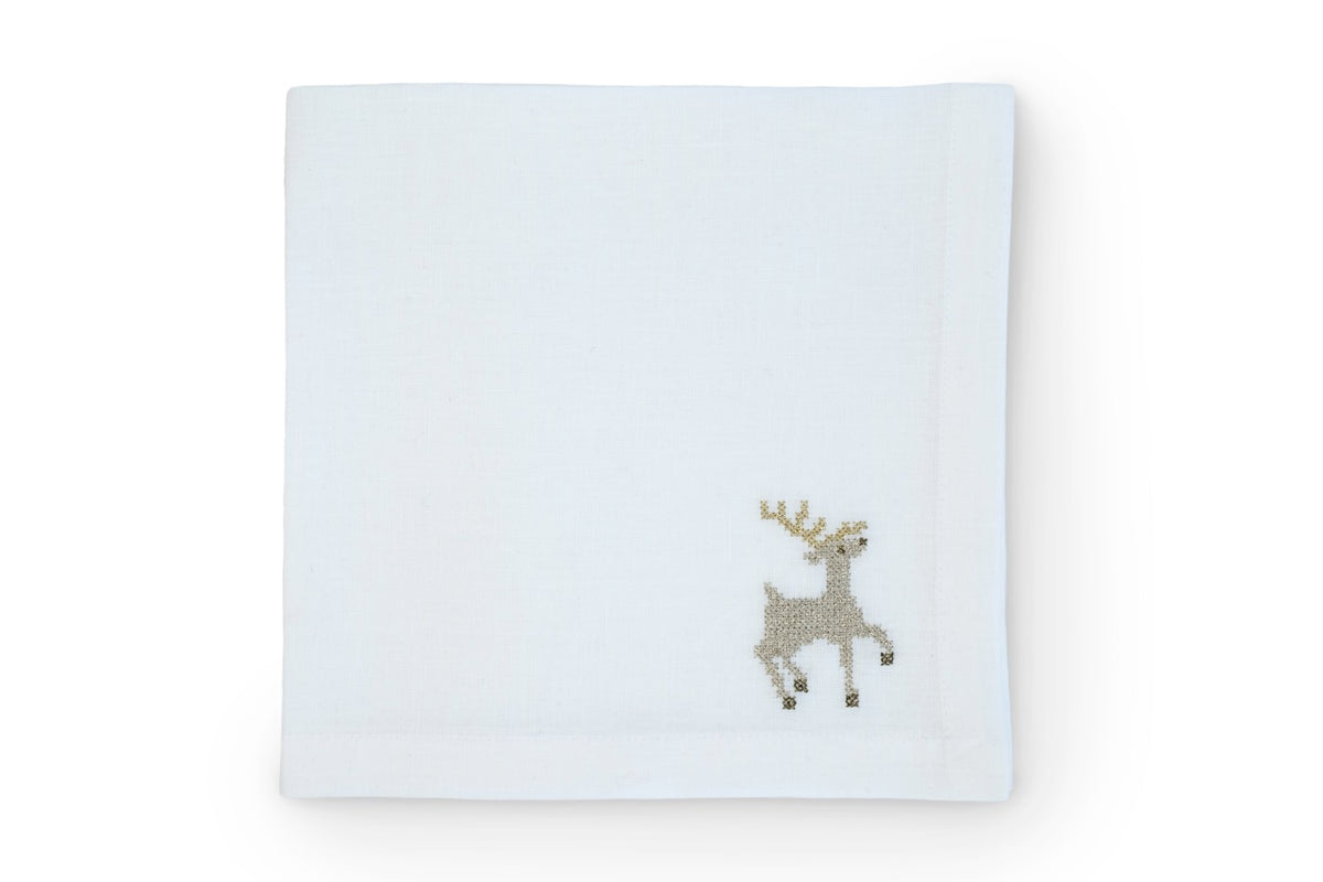 Sparkling Reindeer Napkin and Placemat, Set of 2