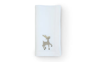 Sparkling Reindeer Napkin and Placemat, Set of 2