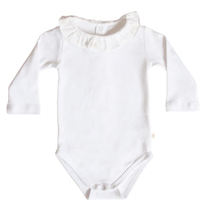 Angel Wing Ruffle Collar Onesie