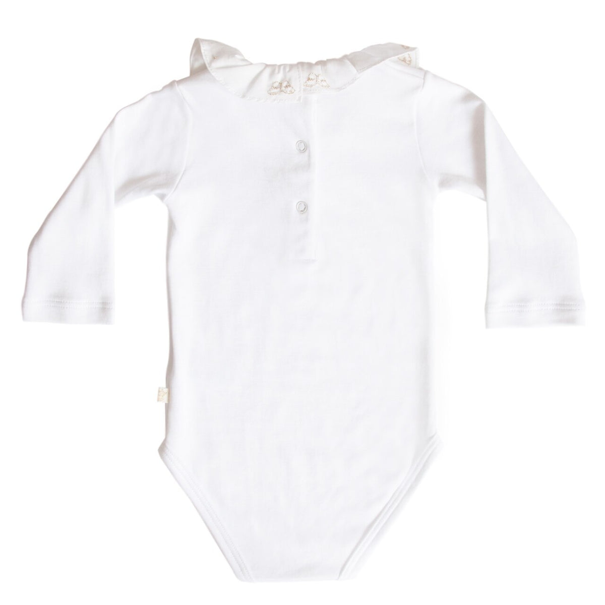 Angel Wing Ruffle Collar Onesie