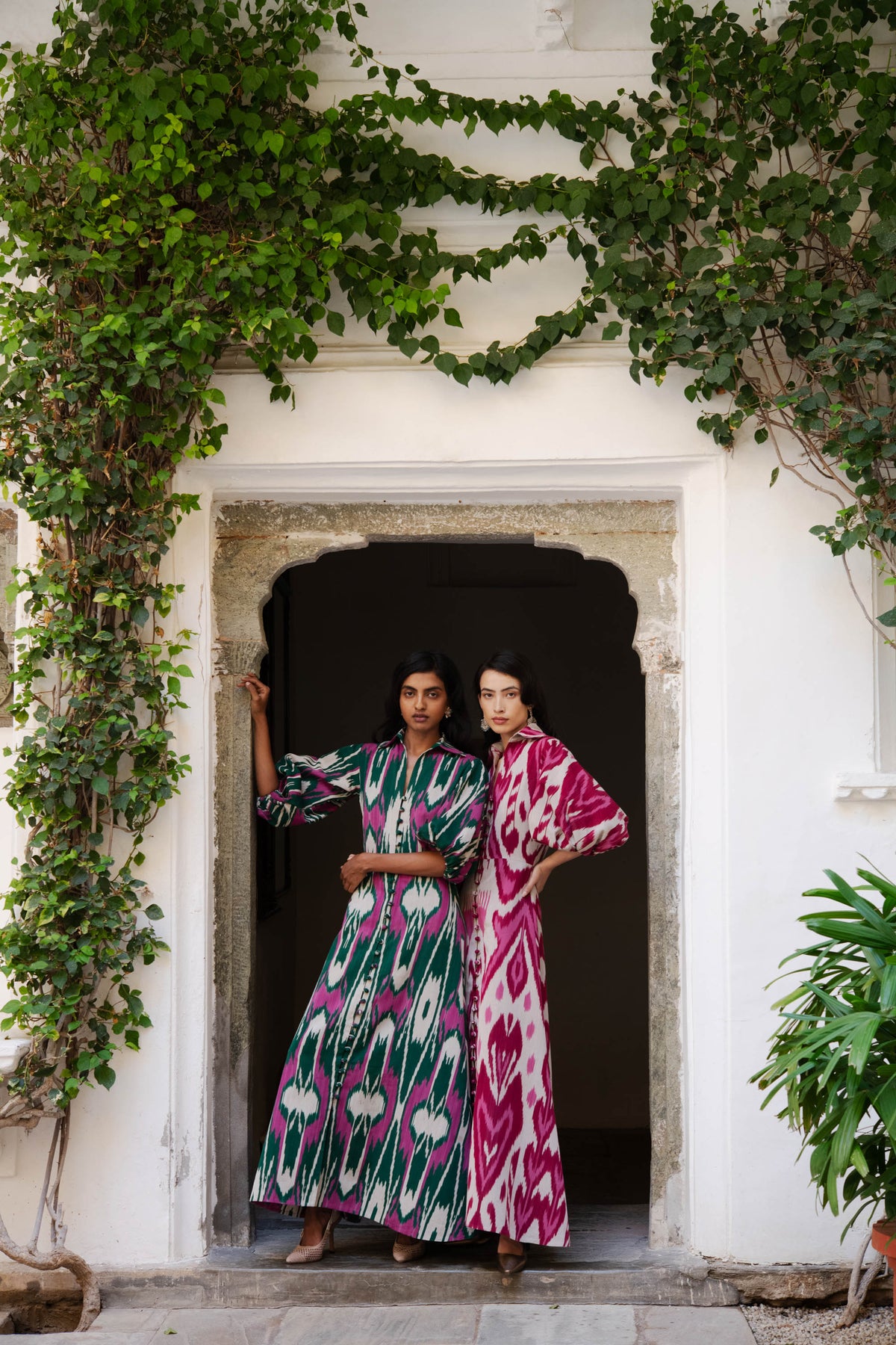 Burgundy Jodhpur Dress