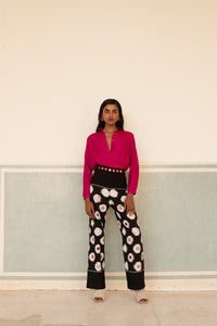 Multicolor Mirror Trousers