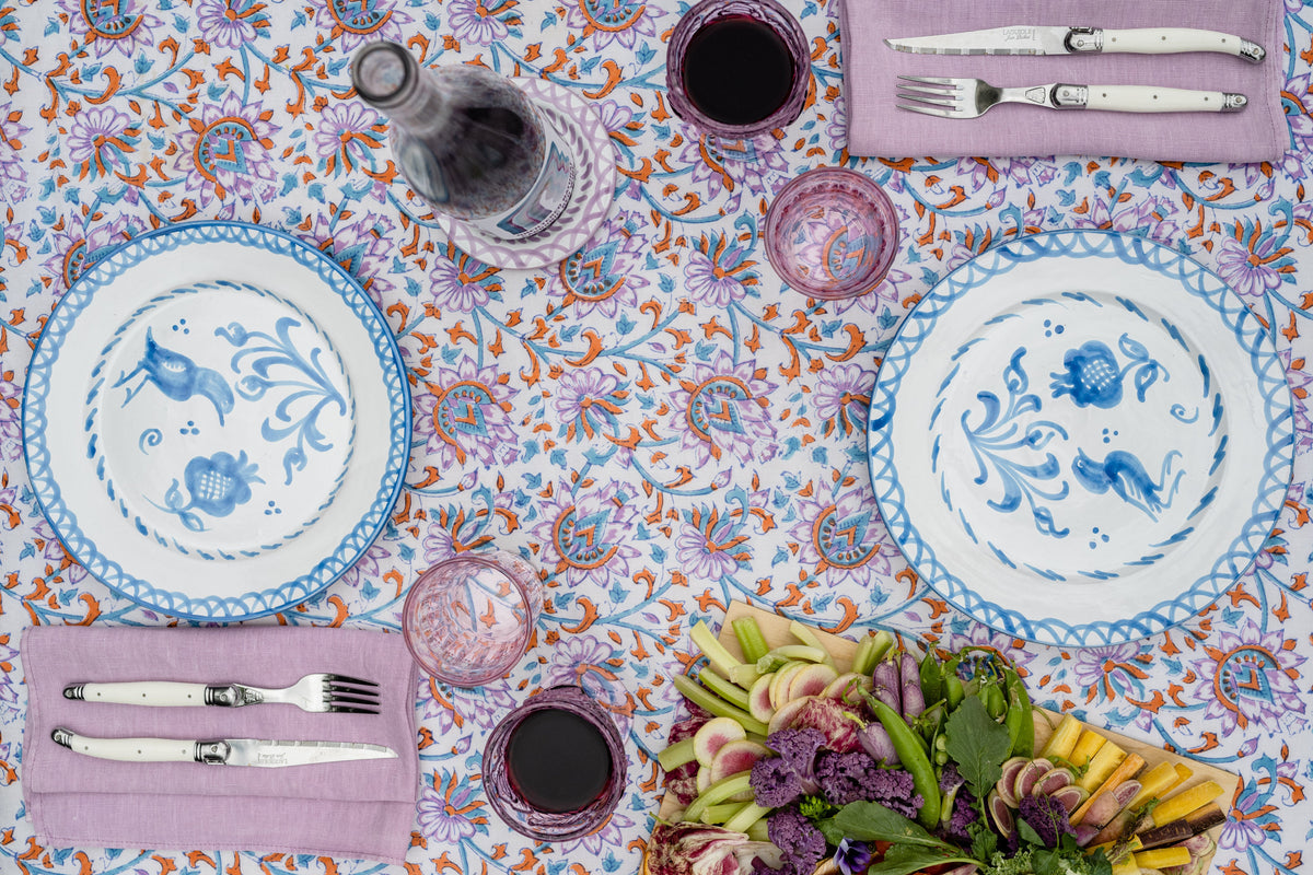 Casa Celeste Dinner Plate with Traditional Designs