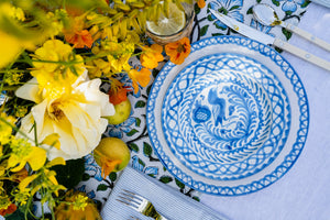 Casa Celeste Salad Plate with Traditional Designs