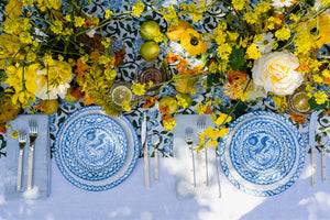 Casa Celeste Salad Plate with Traditional Designs