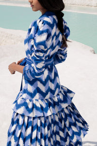 Waves Lapis Lazuli Dress