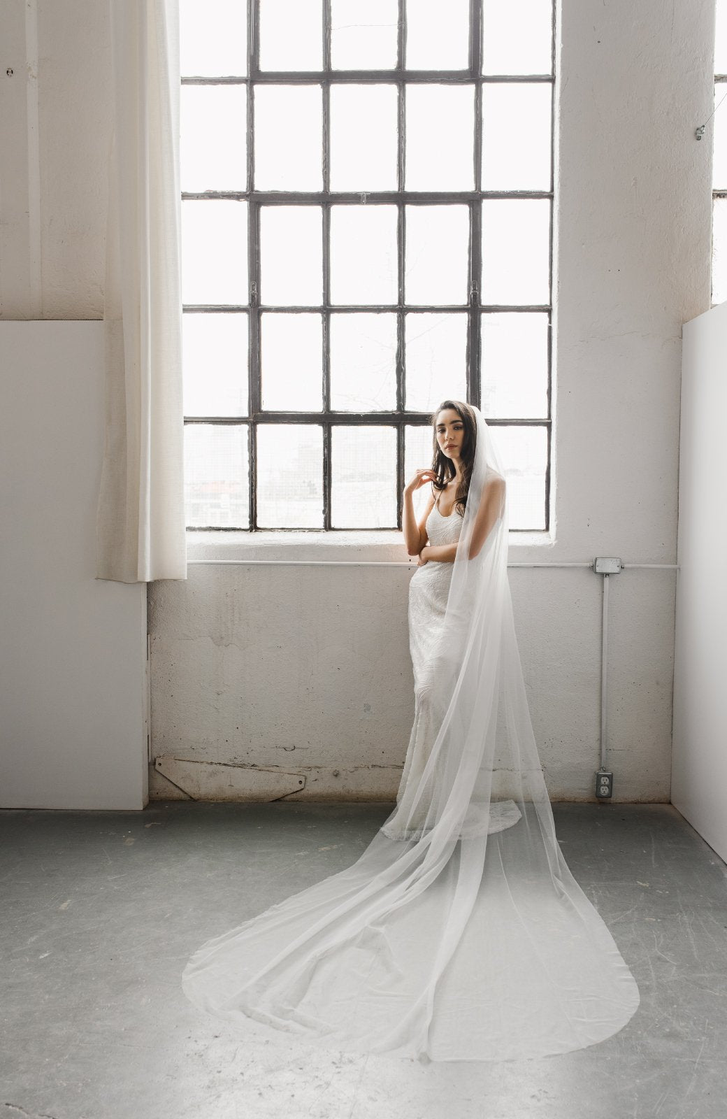 The Classic Silk Tulle Wedding Veil