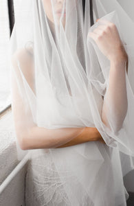 The Classic Silk Tulle Drop Wedding Veil - Daphne Newman Design