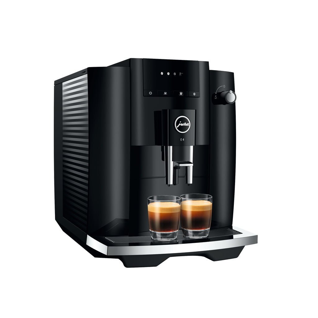 E4 Fully Automatic Coffee Machine in Piano Black