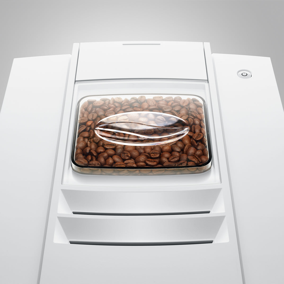 E6 Fully Automatic Coffee Machine in Piano White