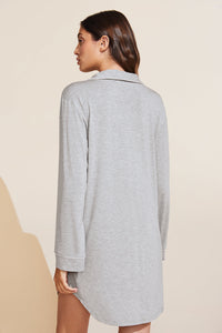 Gisele Sleepshirt in Heather Grey/Sorbet