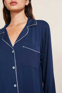 Gisele Sleepshirt in Navy/Ivory