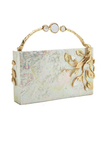 Brancuse Clutch in Pearl