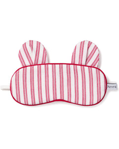 Children’s Antique Red Ticking Bear-y Sweet Eye Mask