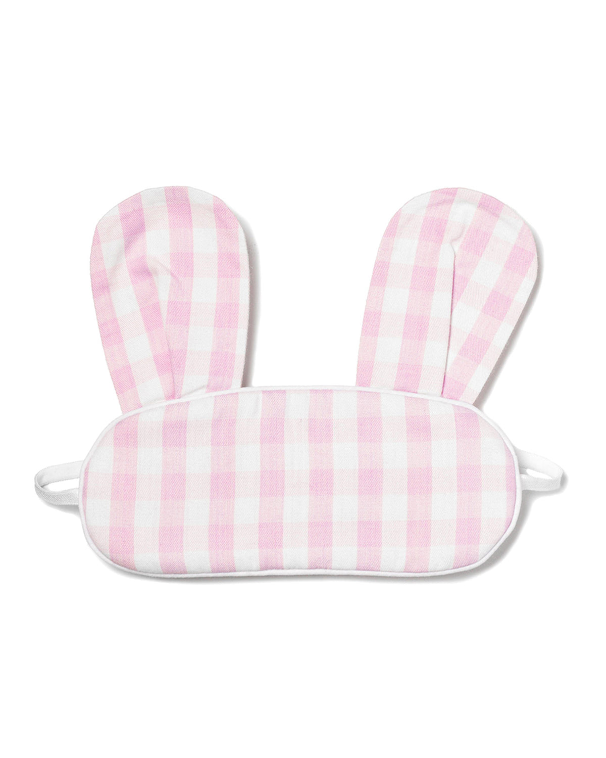 Pink Gingham Bunny Eye Mask