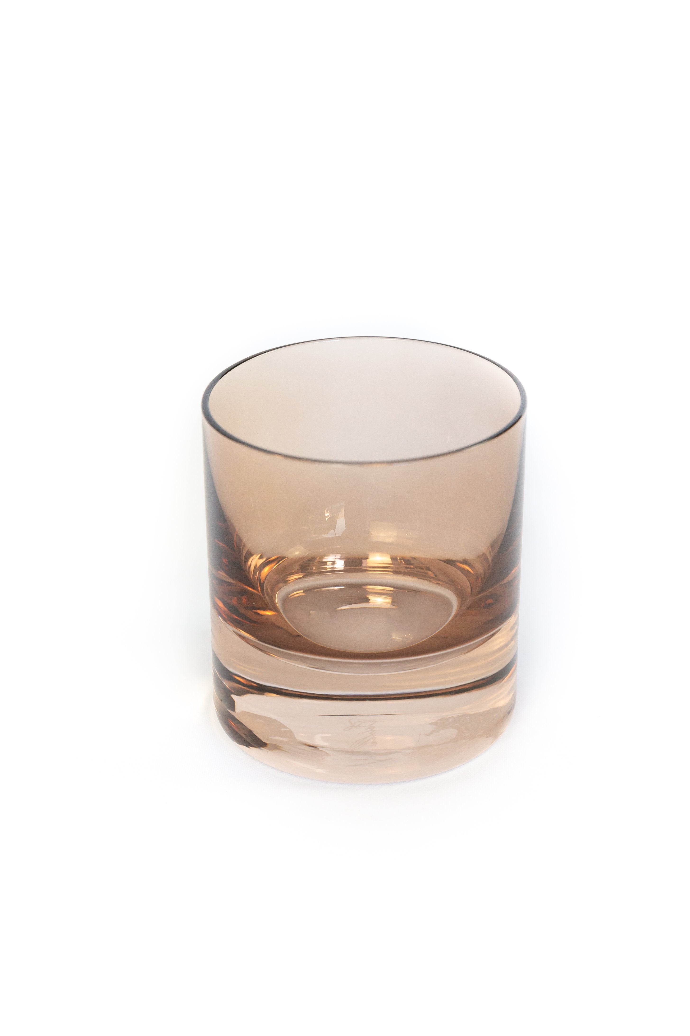 Rocks Glass, Set of 2 in Amber Smoke