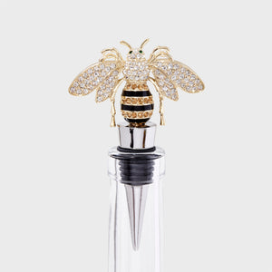 Stripey Bee Wine Stopper