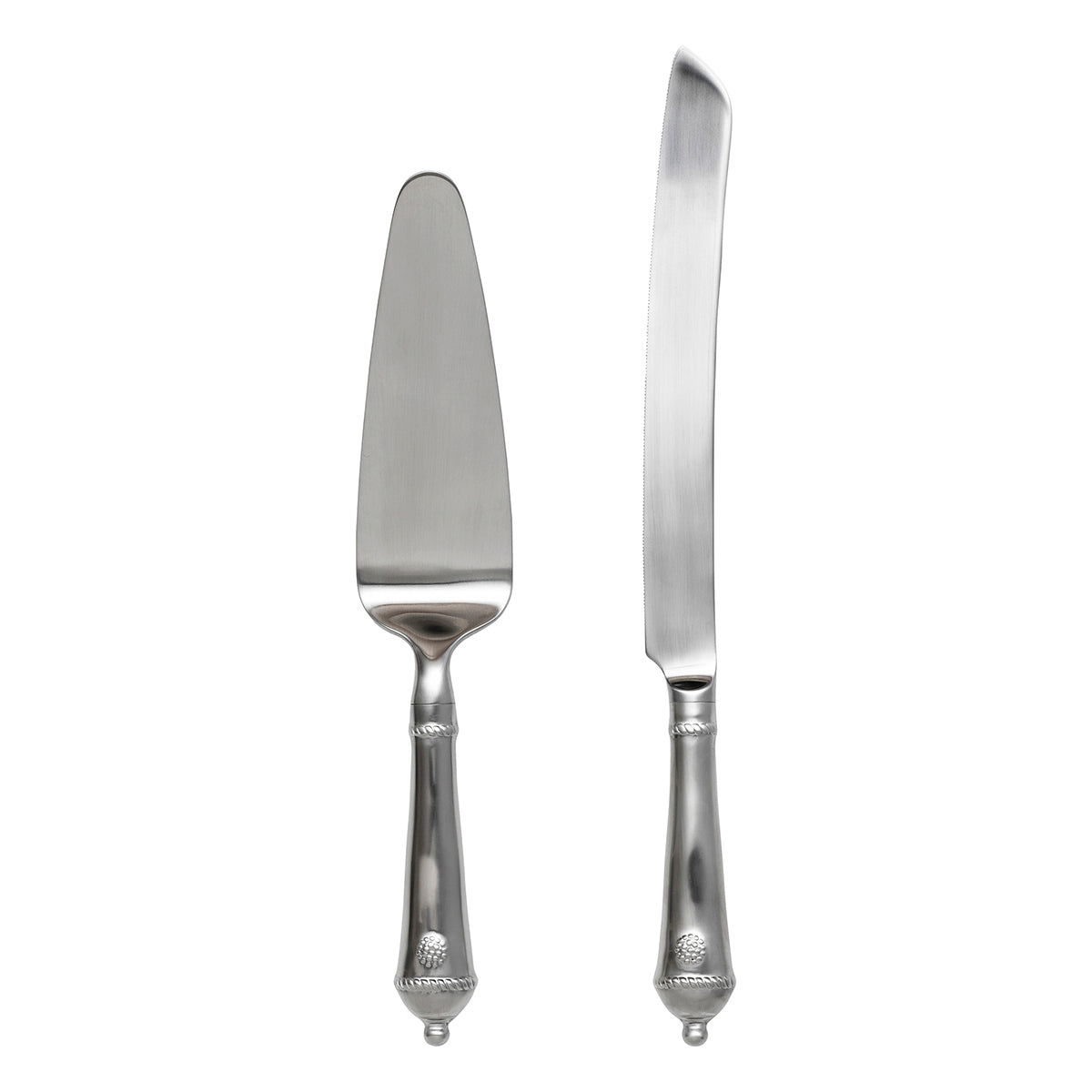 Berry & Thread Bright Satin Cake Knife & Server, Set of 2