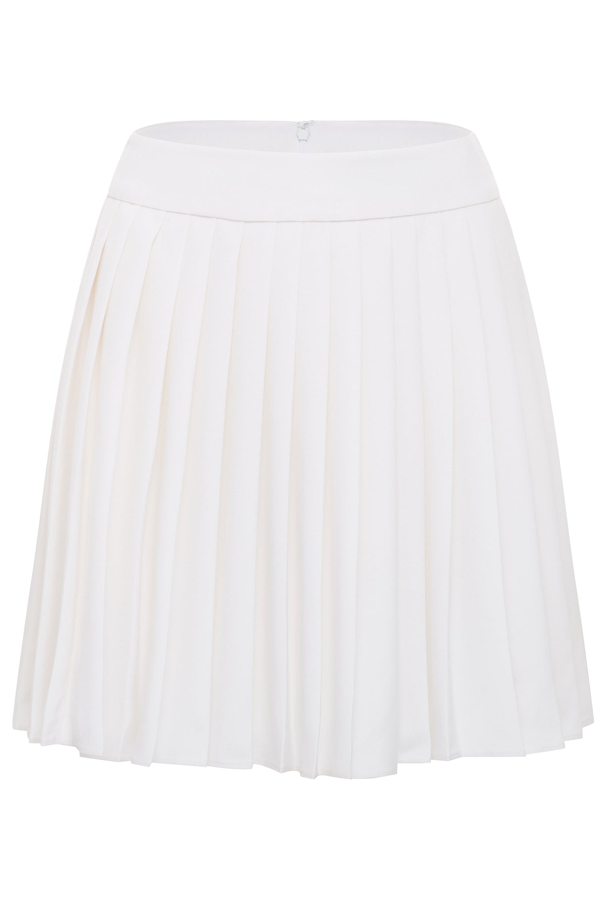 Alexis Silk Pleated Mini Skirt