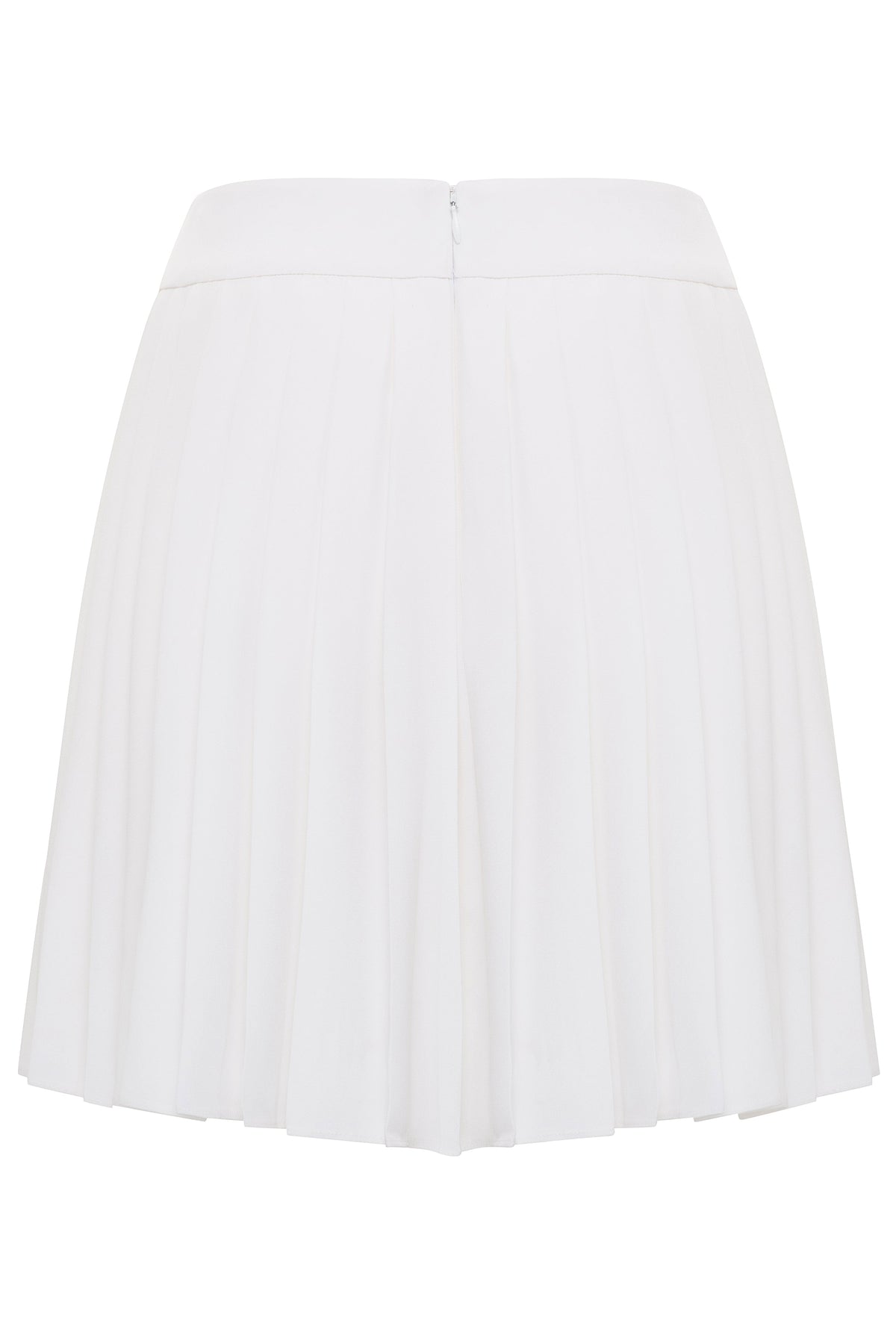 Alexis Silk Pleated Mini Skirt